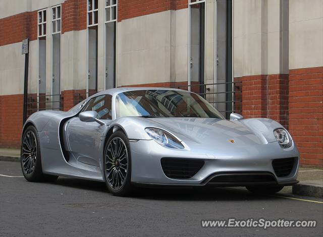 Porsche 918 Spyder spotted in London, United Kingdom