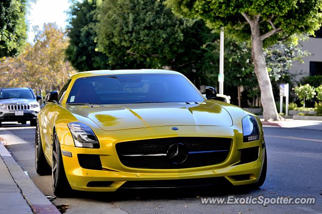 Mercedes SLS AMG spotted in Beverly Hills, California