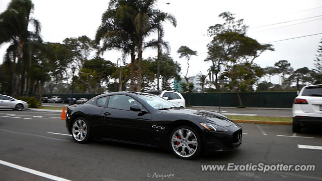 Maserati GranTurismo spotted in Lima, Peru