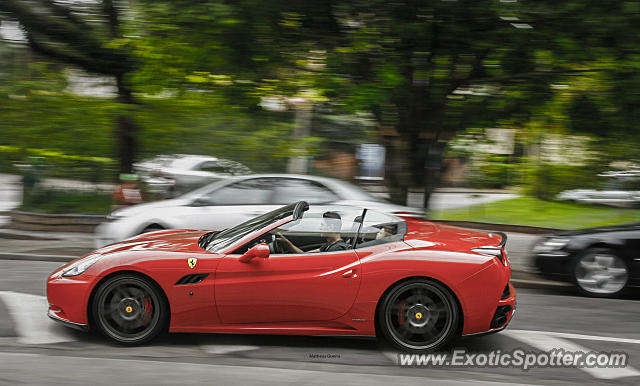 Ferrari California spotted in São Paulo, Brazil