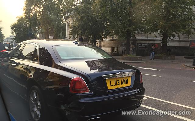 Rolls-Royce Ghost spotted in London, United Kingdom