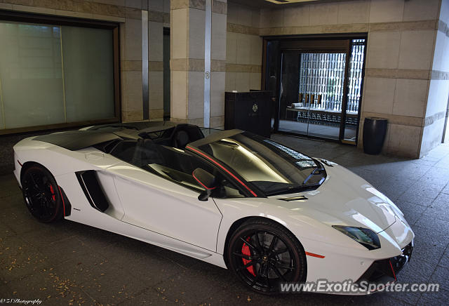 Lamborghini Aventador spotted in Toronto, Canada