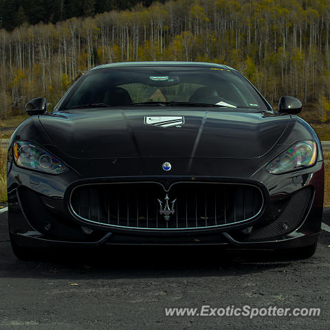 Maserati GranTurismo spotted in Park city, Utah