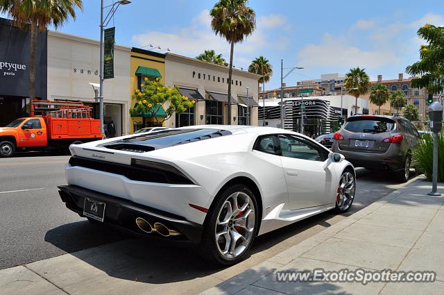 Lamborghini Huracan spotted in Beverly Hills, California