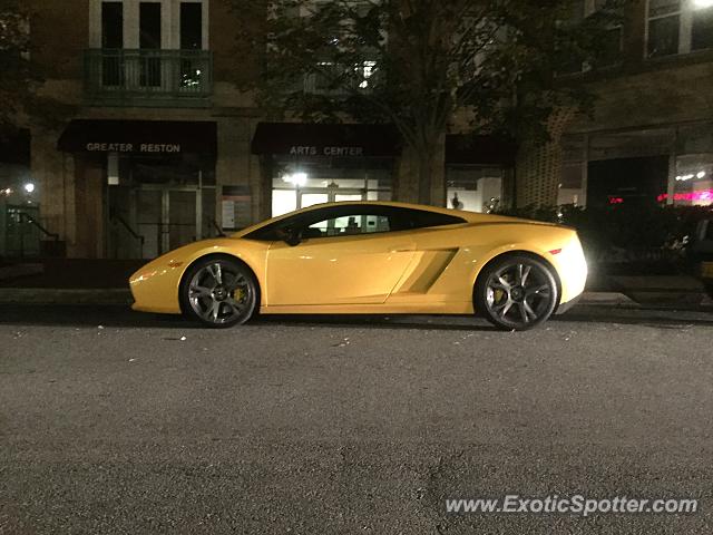 Lamborghini Gallardo spotted in Reston, Virginia