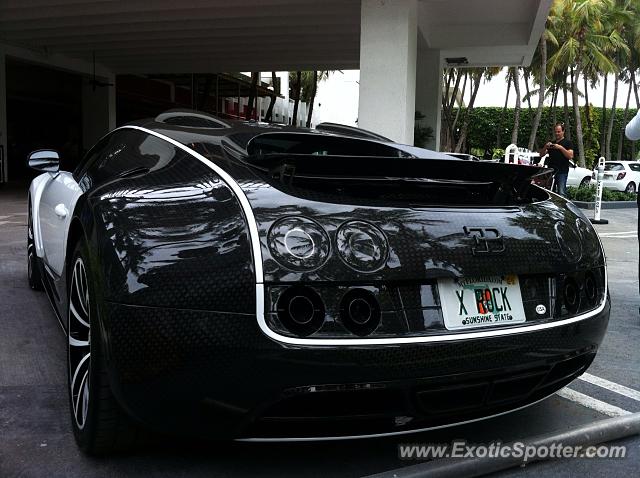 Bugatti Veyron spotted in Bal Harbor, Florida