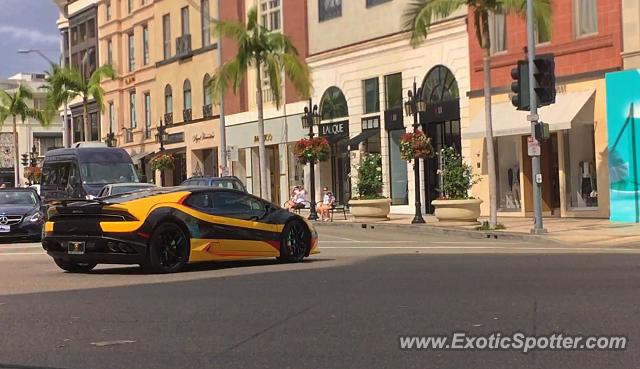 Lamborghini Huracan spotted in Beverly Hills, California