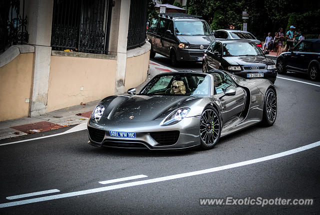 Porsche 918 Spyder spotted in Monte-Carlo, Monaco