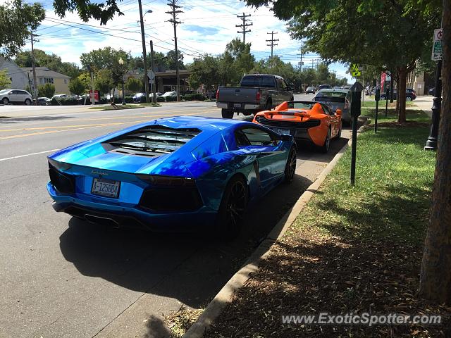 Lamborghini Aventador spotted in Charlotte, North Carolina