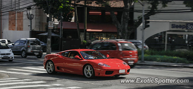 Ferrari 360 Modena spotted in São Paulo, Brazil