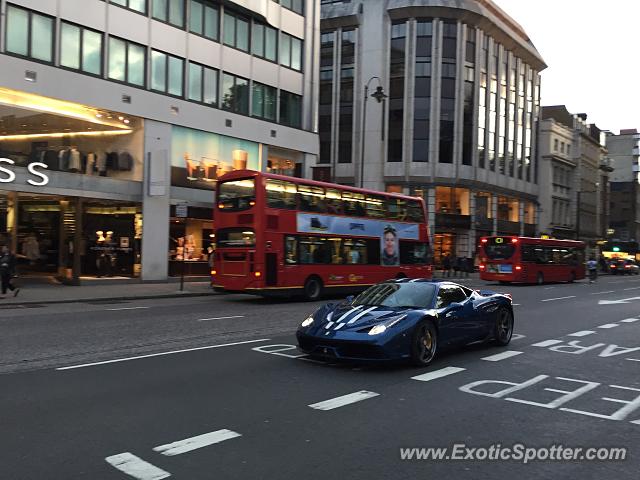 Ferrari 458 Italia spotted in London, United Kingdom