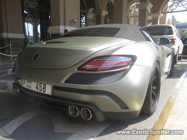 Mercedes SLS AMG spotted in Dubai, United Arab Emirates