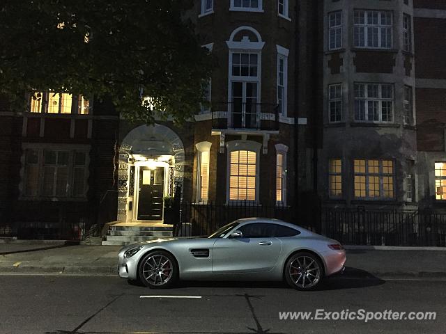 Mercedes SLS AMG spotted in London, United Kingdom