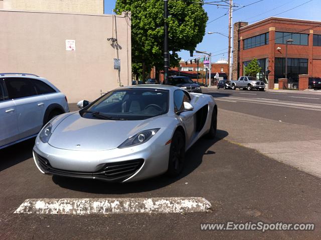 Mclaren MP4-12C spotted in Portland, Oregon