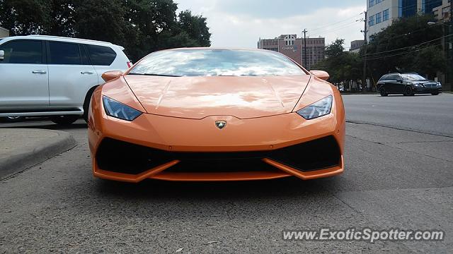 Lamborghini Huracan spotted in Dallas, Texas