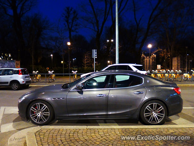 Maserati Ghibli spotted in Milano, Italy