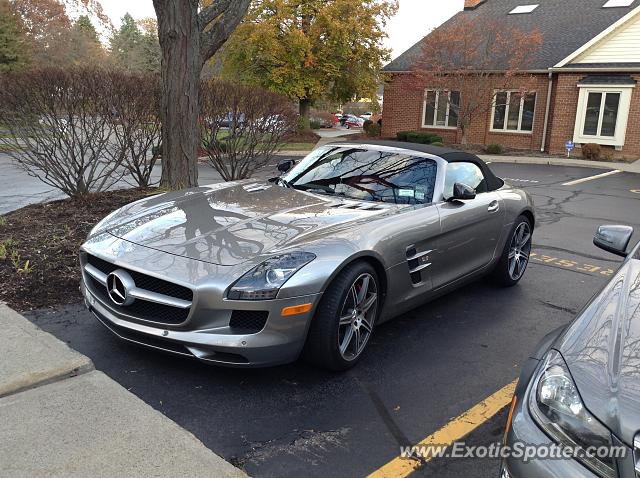 Mercedes SLS AMG spotted in Pittsford, New York