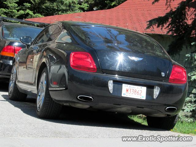 Bentley Continental spotted in Banff, Canada