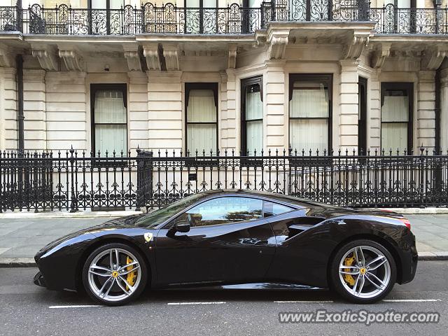 Ferrari 488 GTB spotted in London, United Kingdom