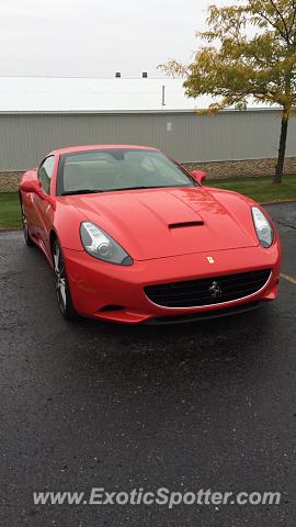 Ferrari California spotted in Brighton, Michigan