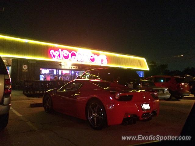 Ferrari 458 Italia spotted in Houston, Texas