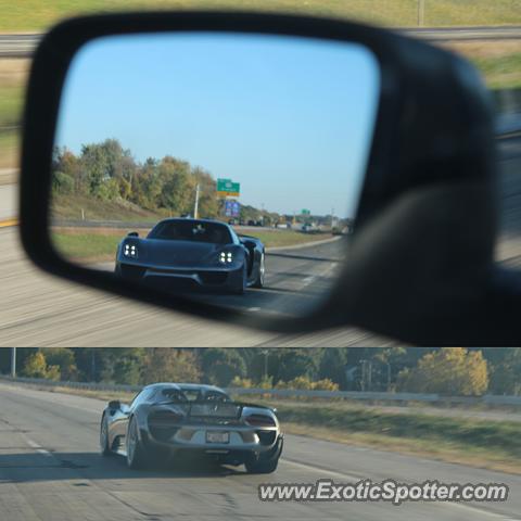 Porsche 918 Spyder spotted in Pewaukee, Wisconsin