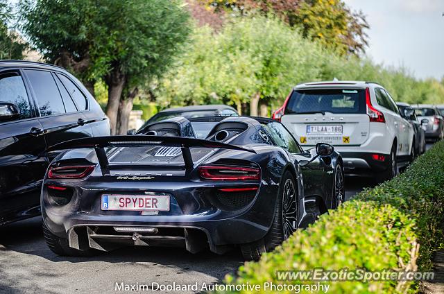 Porsche 918 Spyder spotted in Knokke-Heist, Belgium