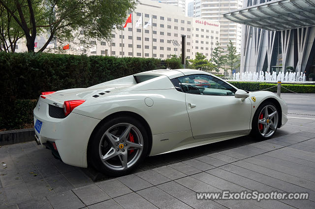 Ferrari 458 Italia spotted in Beijing, China