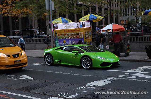 Lamborghini Huracan spotted in Manhattan, New York