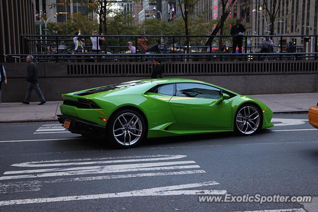 Lamborghini Huracan spotted in Manhattan, New York