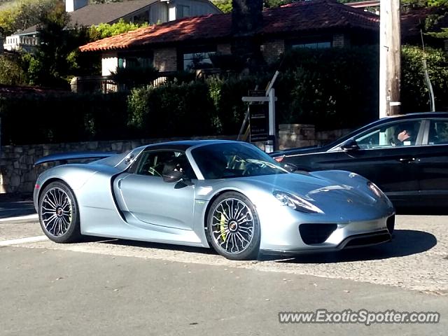 Porsche 918 Spyder spotted in Carmel, California