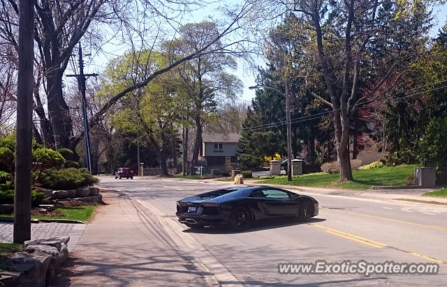 Lamborghini Aventador spotted in Burlington, ON, Canada