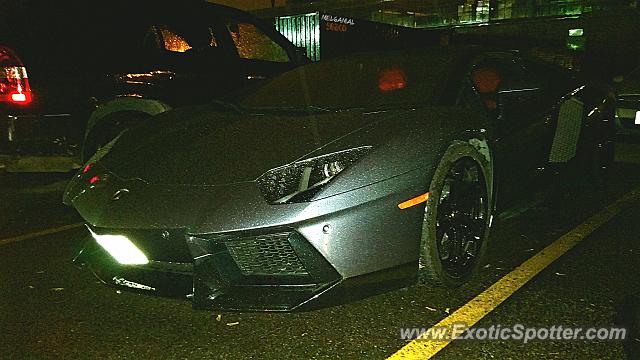 Lamborghini Aventador spotted in Toronto, Canada