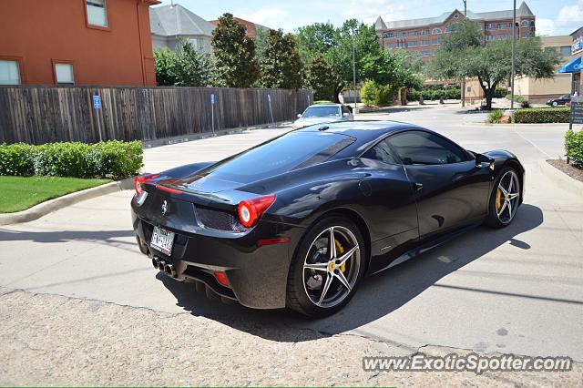 Ferrari 458 Italia spotted in Dallas, Texas