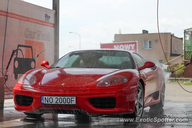 Ferrari 360 Modena spotted in Iława, Poland