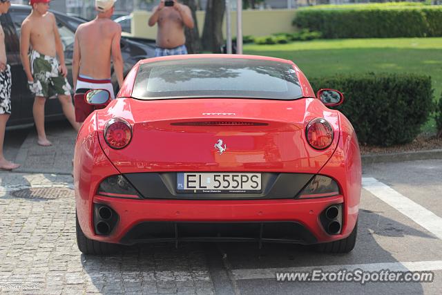 Ferrari California spotted in Sopot, Poland