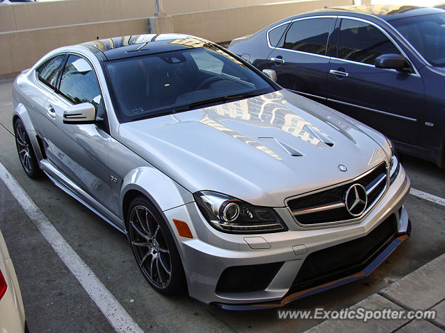 Mercedes C63 AMG Black Series spotted in Atlanta, Georgia