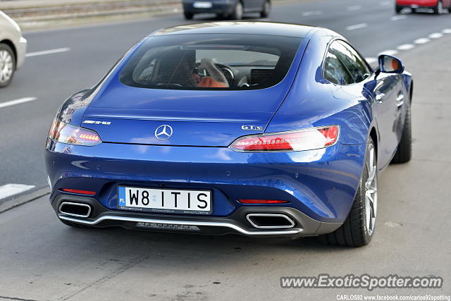 Mercedes SLS AMG spotted in Warsaw, Poland