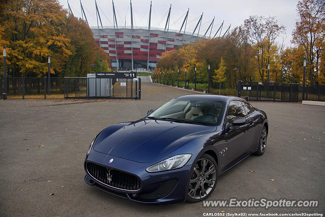 Maserati GranTurismo spotted in Warsaw, Poland