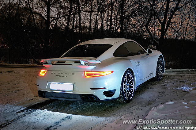 Porsche 911 Turbo spotted in Warsaw, Poland