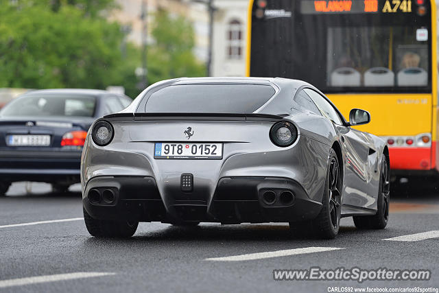 Ferrari F12 spotted in Warsaw, Poland