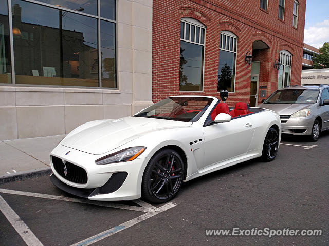 Maserati GranCabrio spotted in Greenwich, Connecticut