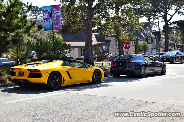 Lamborghini Aventador spotted in Carmel, California