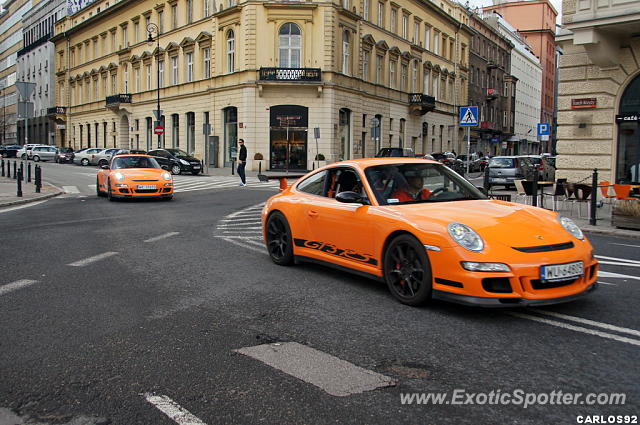 Porsche 911 GT3 spotted in Warsaw, Poland