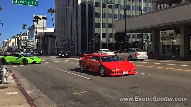 Lamborghini Murcielago spotted in Beverly Hills, California