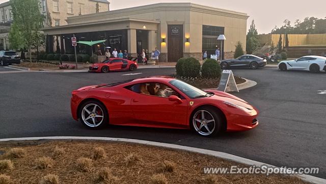 Ferrari 458 Italia spotted in Alpharetta, Georgia