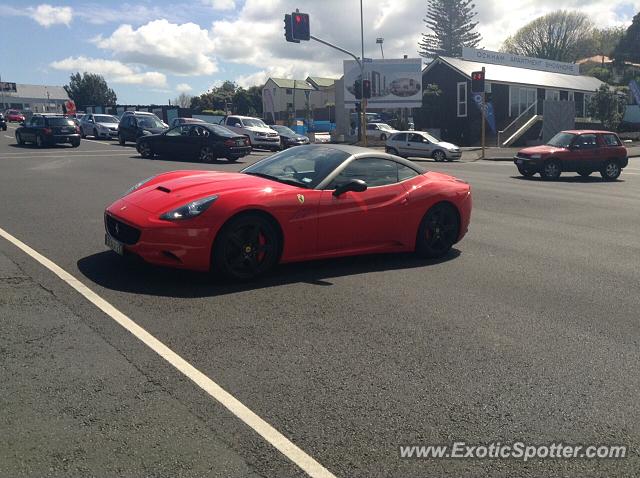 Ferrari California spotted in Auckland, New Zealand