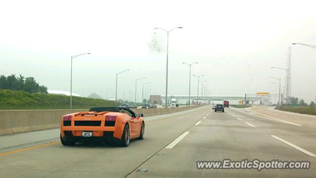 Lamborghini Gallardo spotted in Bolingbrook, Illinois