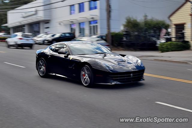 Ferrari F12 spotted in Greenwich, Connecticut