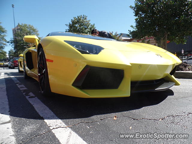 Lamborghini Aventador spotted in Atlanta, Georgia